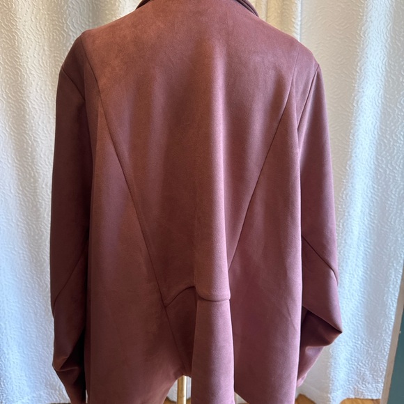 Torrid Faux Suede Waterfall Jacket - Picture 3 of 5